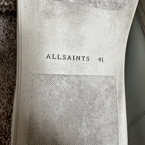 All Saints Men\'s Light Teal Ankle Leather Boots main image 11